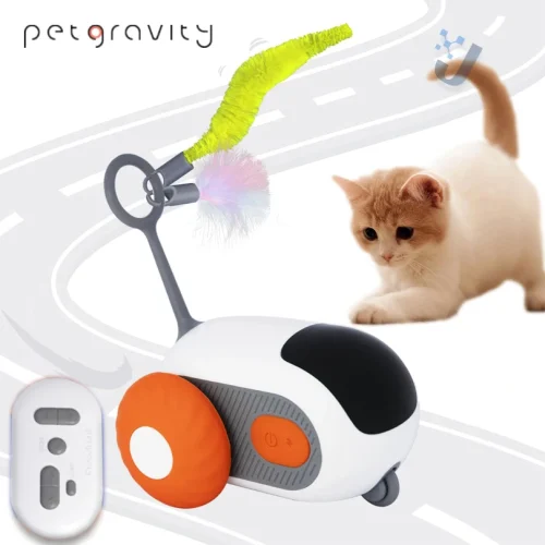 Automatic Moving Remote Mouse for Cats