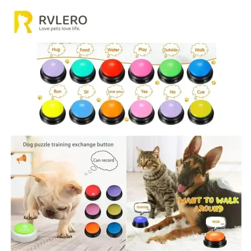 Interactive Pet Training Buttons